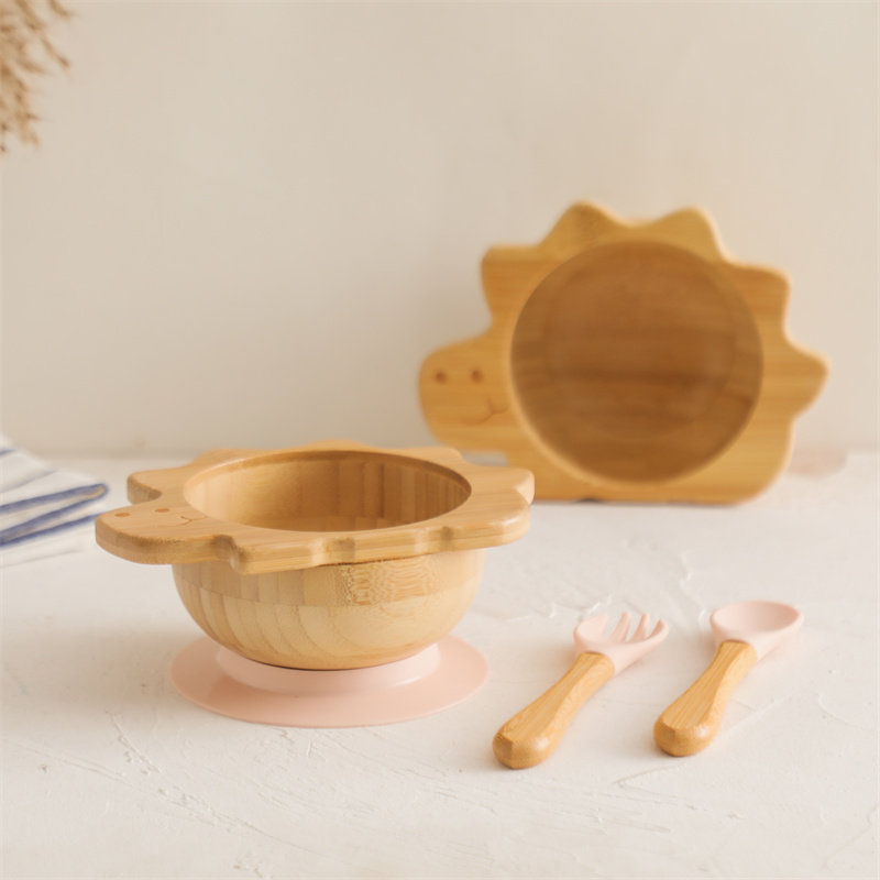 Baby Wooden Tableware Set Dino - огляд і ціна Baby Food Menu