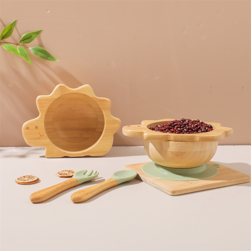 Baby Wooden Tableware Set Dino - огляд і ціна Baby Food Menu