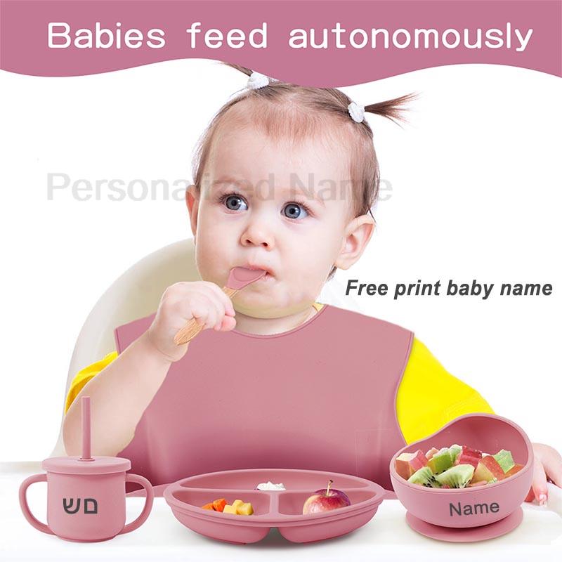 6Pcs Silicone Tableware For Ki - огляд і ціна Baby Food Menu