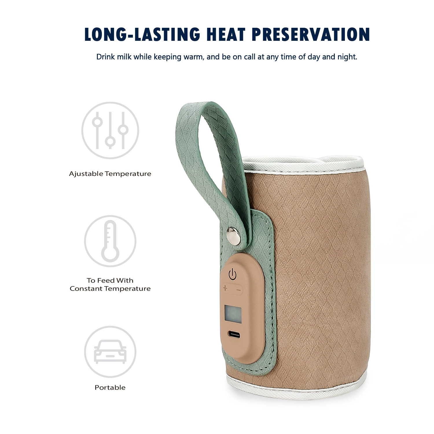 Baby Bottle Warmer Bag USB Pow - огляд і ціна Baby Food Warmer