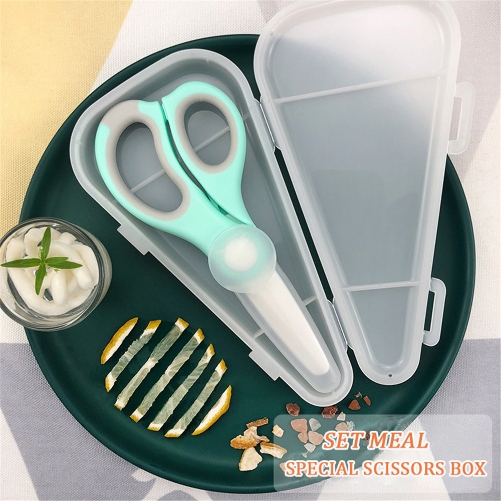 Portable Ceramic Scissors Baby - огляд і ціна Baby Food Scissors