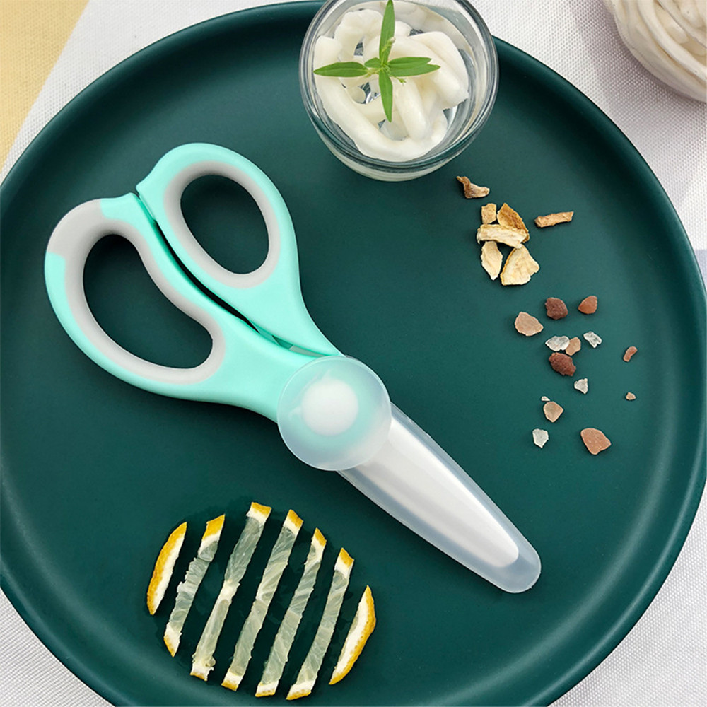 Portable Ceramic Scissors Baby - огляд і ціна Baby Food Scissors