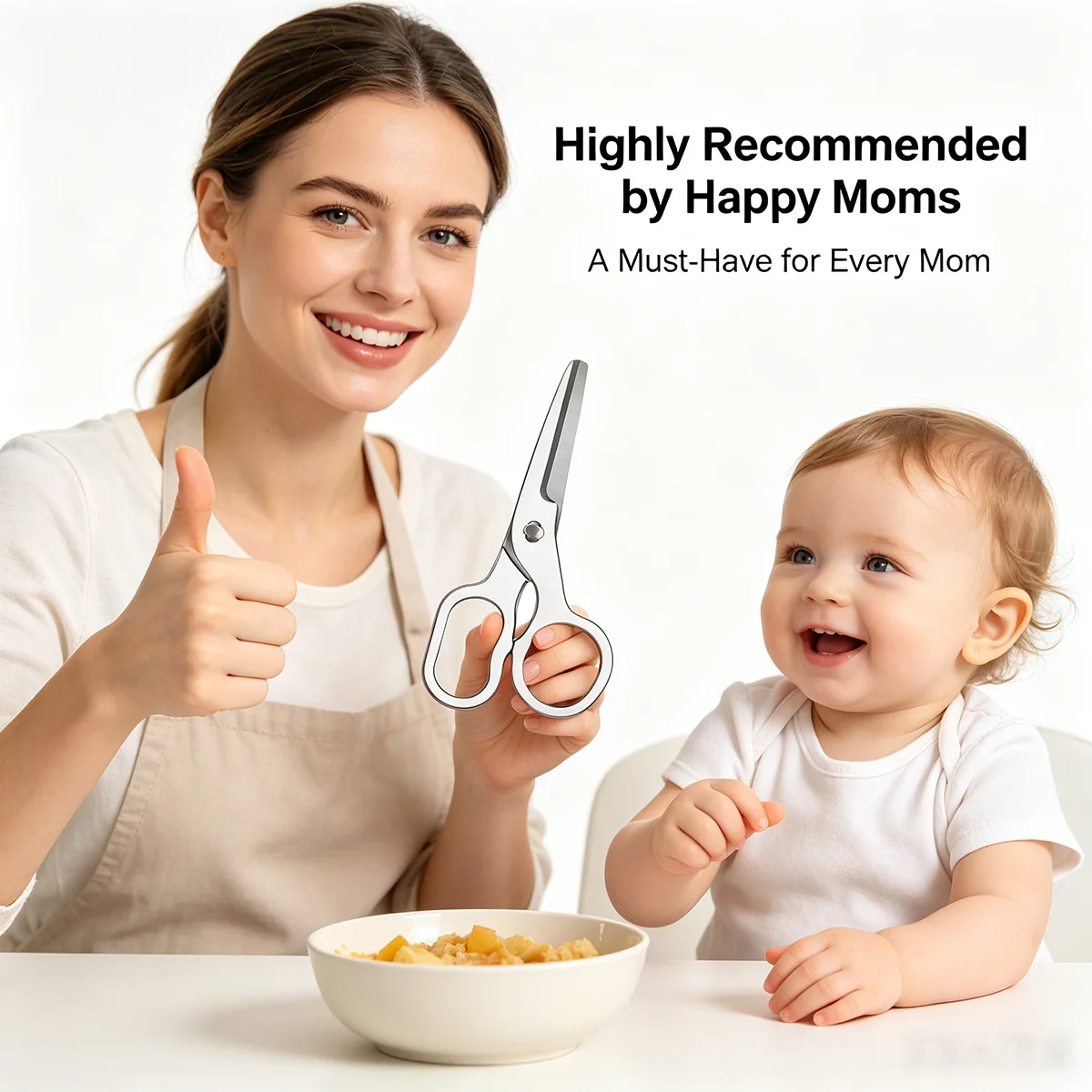 Baby Food Scissors Detachable  - огляд і ціна Baby Food Scissors