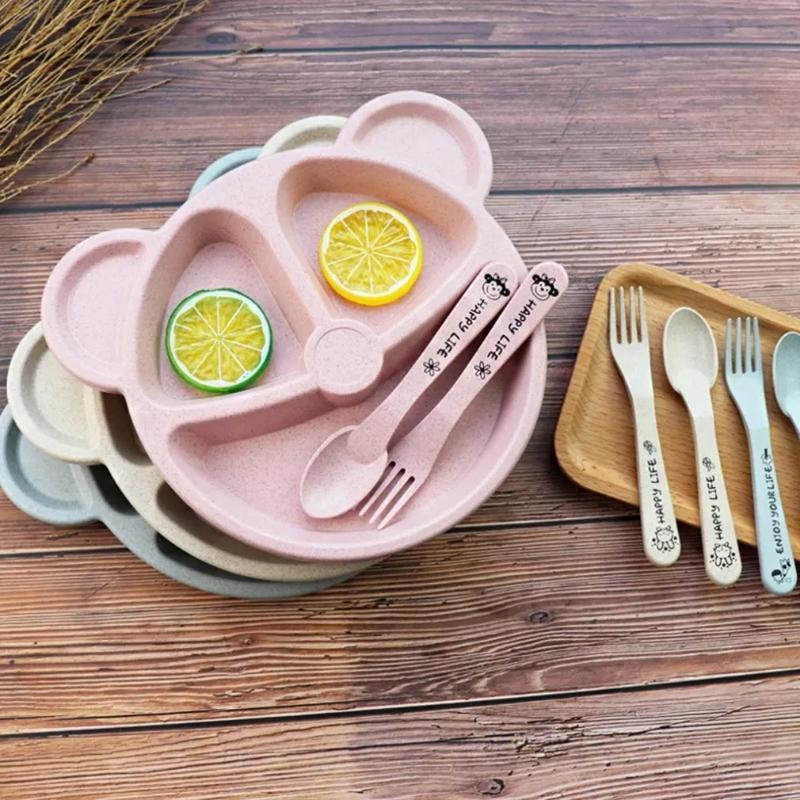 Baby Bowl Spoon Fork Sets Feed - огляд і ціна Baby Food Menu