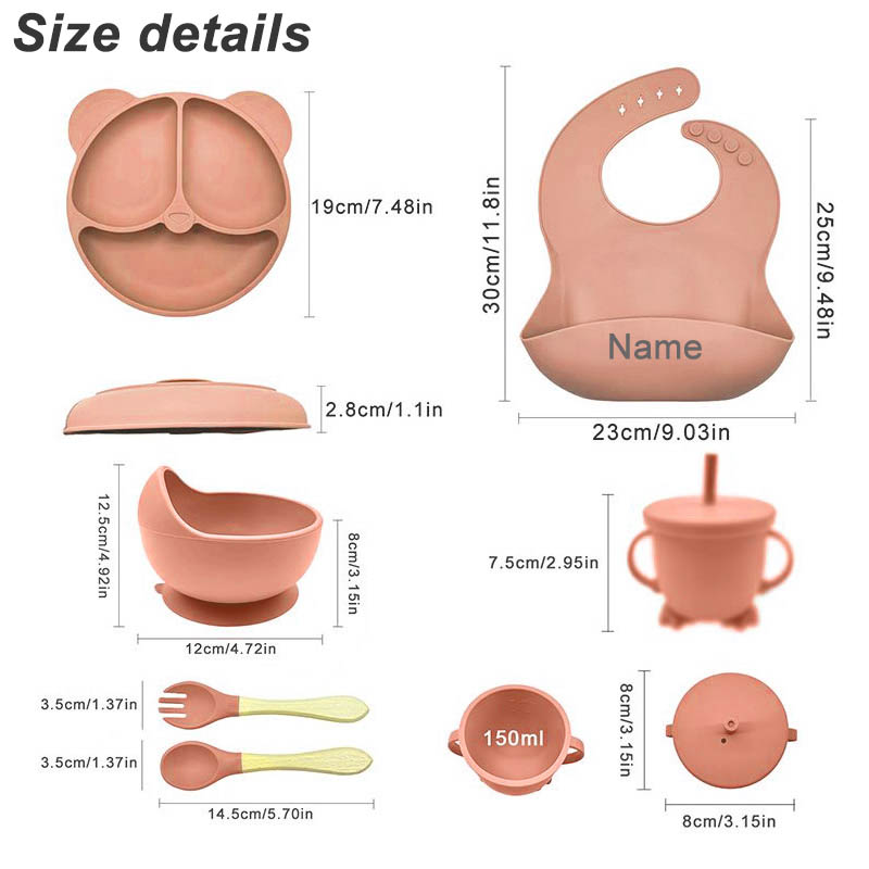 Baby Feeding Plate Sets Suctio - огляд і ціна Baby Food Menu