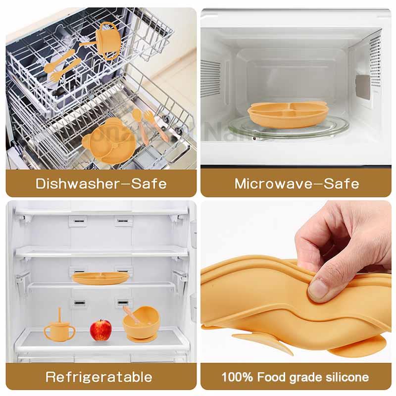 Baby Feeding Plate Sets Suctio - огляд і ціна Baby Food Menu