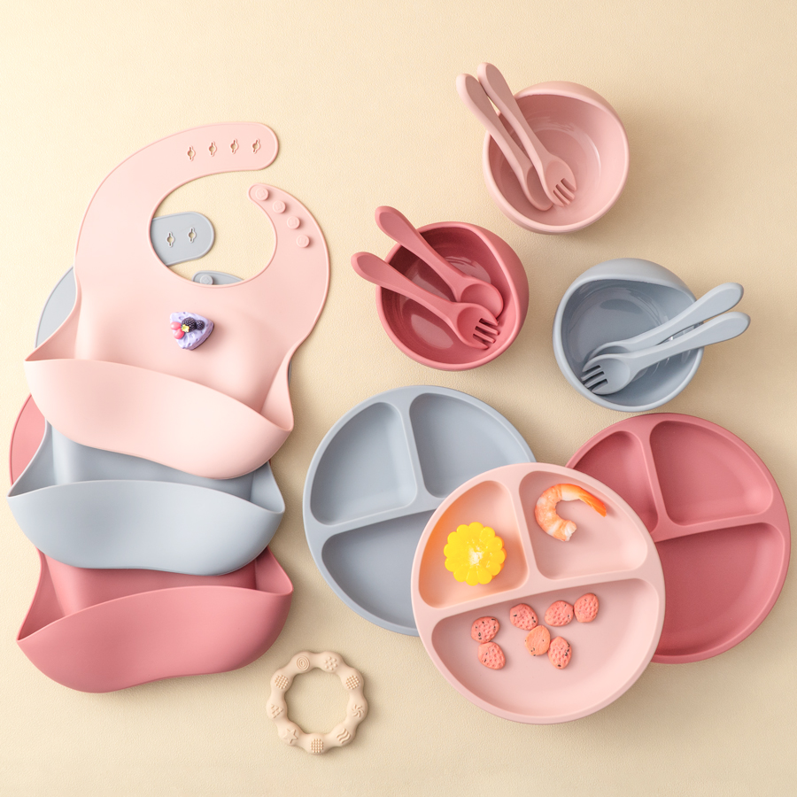 5Pcs Baby Silicone Feeding Set - огляд і ціна Baby Food Menu