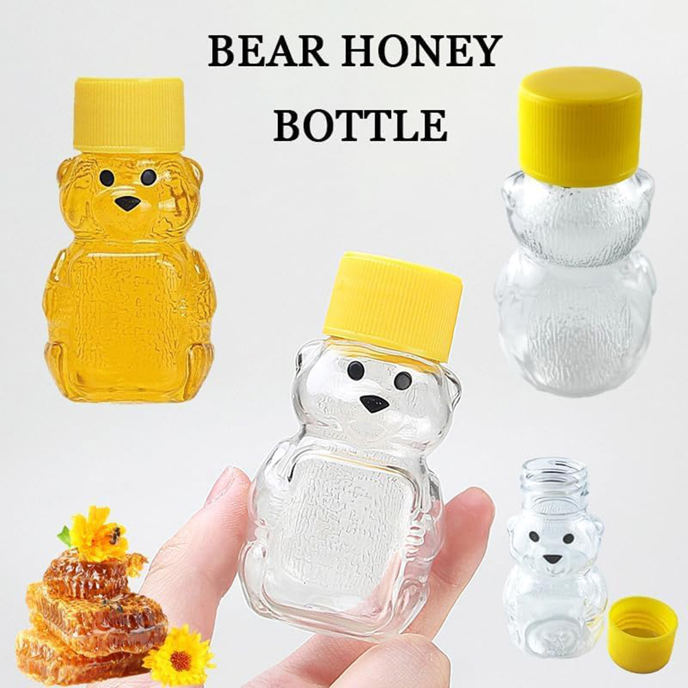 24 PCS 2 oz Plastic Honey Bear - огляд і ціна Baby Food Jars With Lids