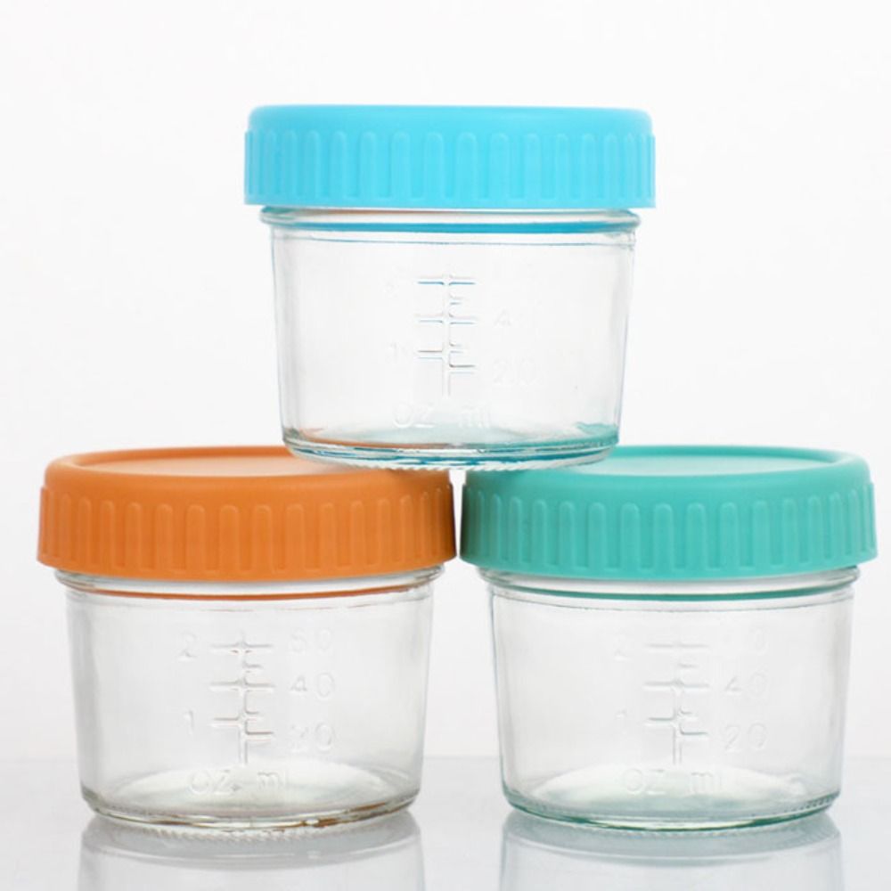 6pcs Multipurpose Glass Baby F - огляд і ціна Baby Food Jars With Lids