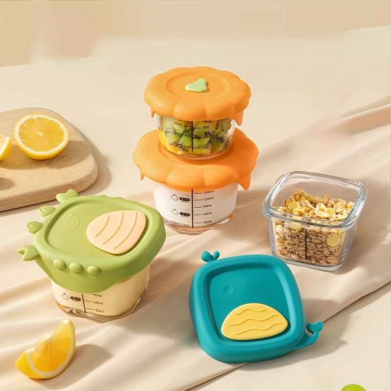 120/180ml Glass Baby Food Cont - огляд і ціна Baby Food Jars With Lids
