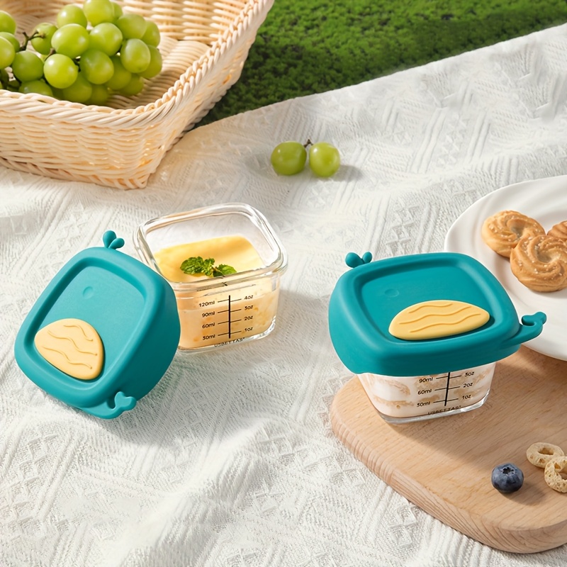 120/180ml Glass Baby Food Cont - огляд і ціна Baby Food Jars With Lids