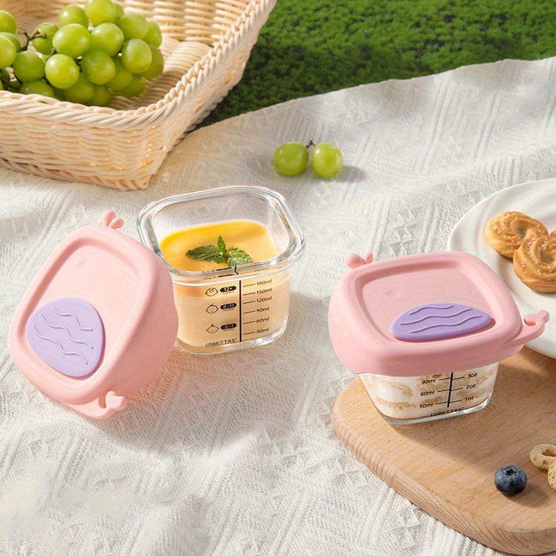 120/180ml Glass Baby Food Cont - огляд і ціна Baby Food Jars With Lids