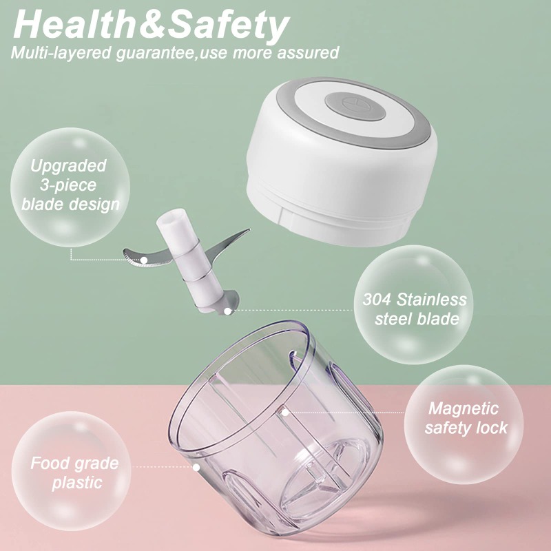 250ML Electric Garlic Grinder  - огляд і ціна Baby Food Vegetables