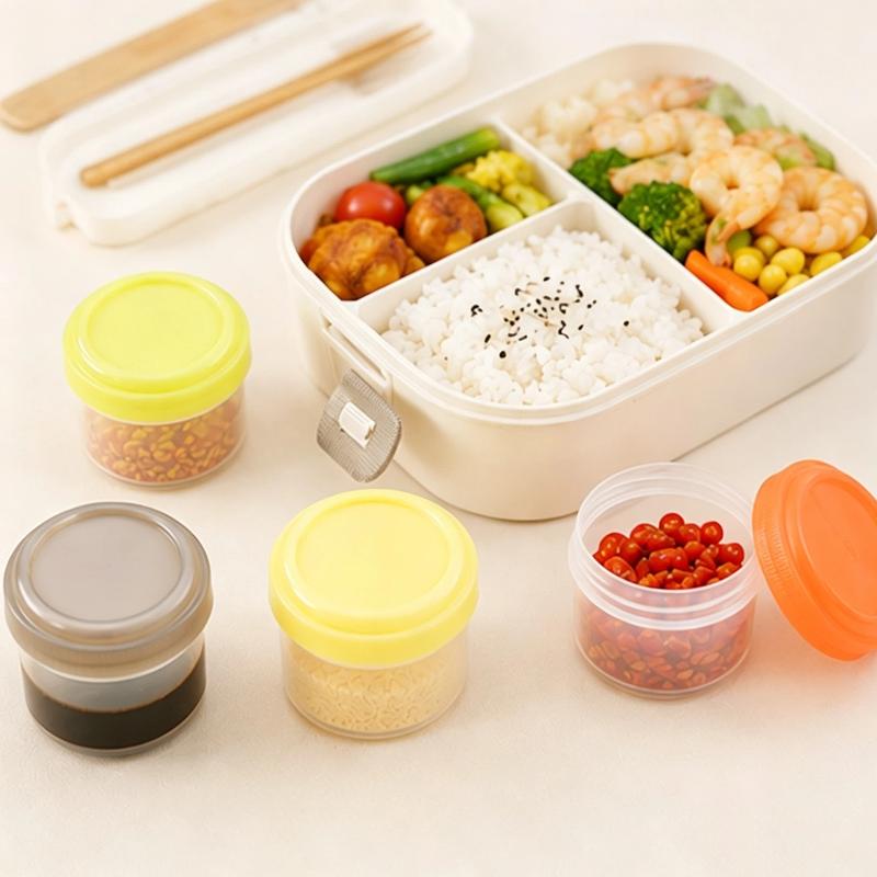 4Pcs Stackable PP Mini Food Ja - огляд і ціна Baby Food Jars With Lids
