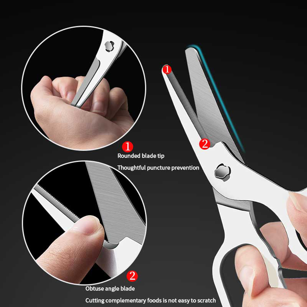 Complementary Food Scissors wi - огляд і ціна Baby Food Scissors