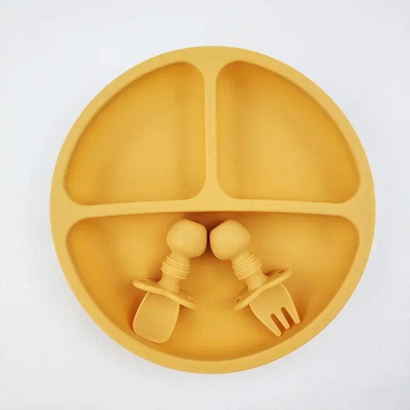 3Pcs Silicone Baby Feeding Set - огляд і ціна Baby Food Menu