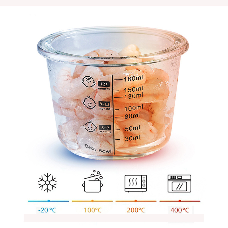 180ml Glass Baby Food Storage  - огляд і ціна Baby Food Jars With Lids
