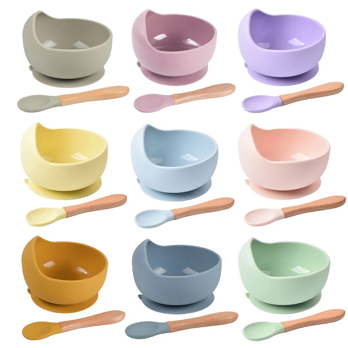 2PCS Silicone Baby Feeding Bow - огляд і ціна Baby Food Menu