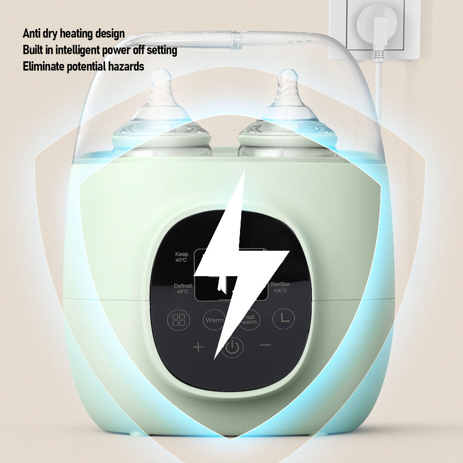 Baby Bottle Warmer 200W PP Mul - огляд і ціна Baby Food Warmer
