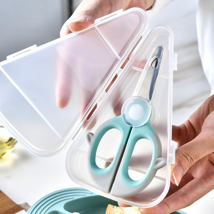 Auxiliary food scissors, food  - огляд і ціна Baby Food Scissors