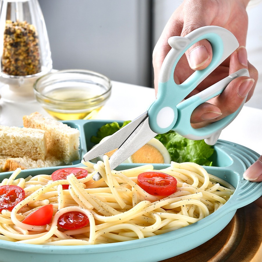 Auxiliary food scissors, food  - огляд і ціна Baby Food Scissors