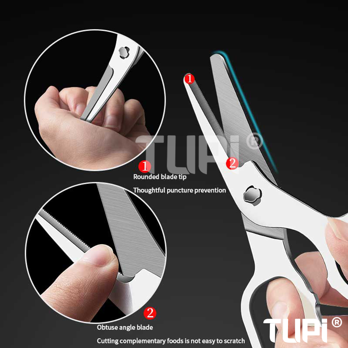 TUPI Baby Food Scissors - Food - огляд і ціна Baby Food Scissors